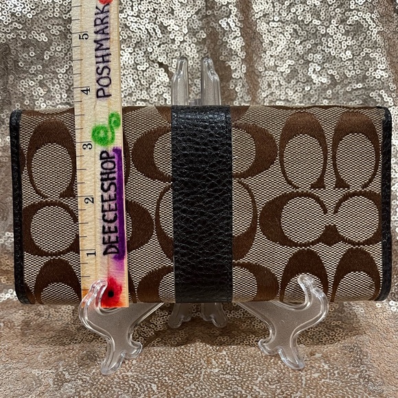 Coach Preloved Trifold Monogram Wallet - Picture 2 of 14